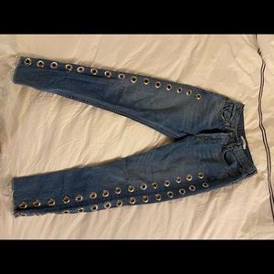 GRLFRND HIGH RISE KAROLINA PANT